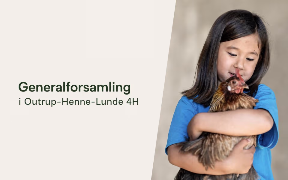Generalforsamling i Outrup-Henne-Lunde 4H