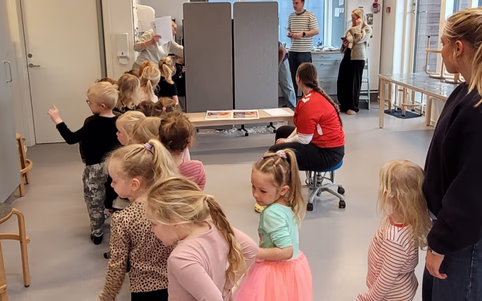 I dag var der valg i Møllehuset i Tistrup