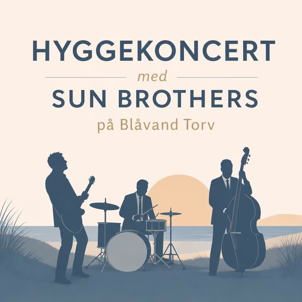 Hyggekoncert med Sun Brothers på Blåvand Torv