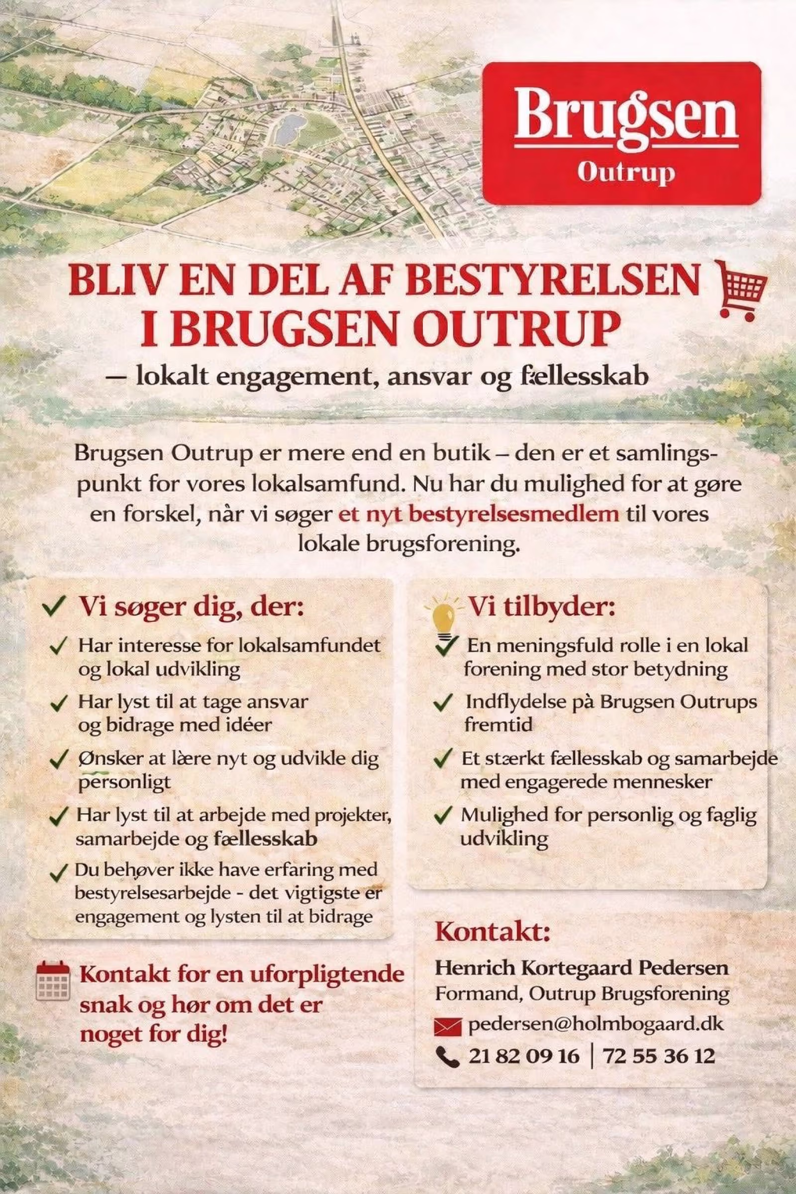 Bliv bestyrelsesmedlem i Brugsen Outrup