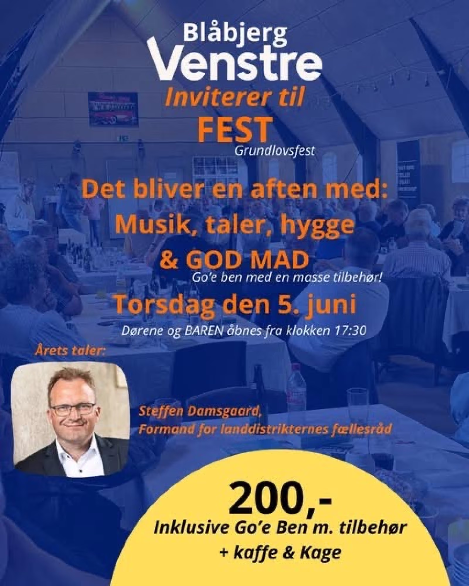 Grundlovsfest med mad og musik