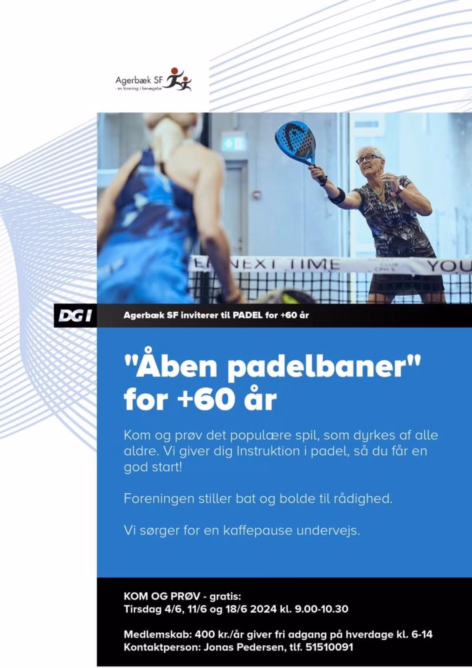 Prøv gratis padel for seniorer