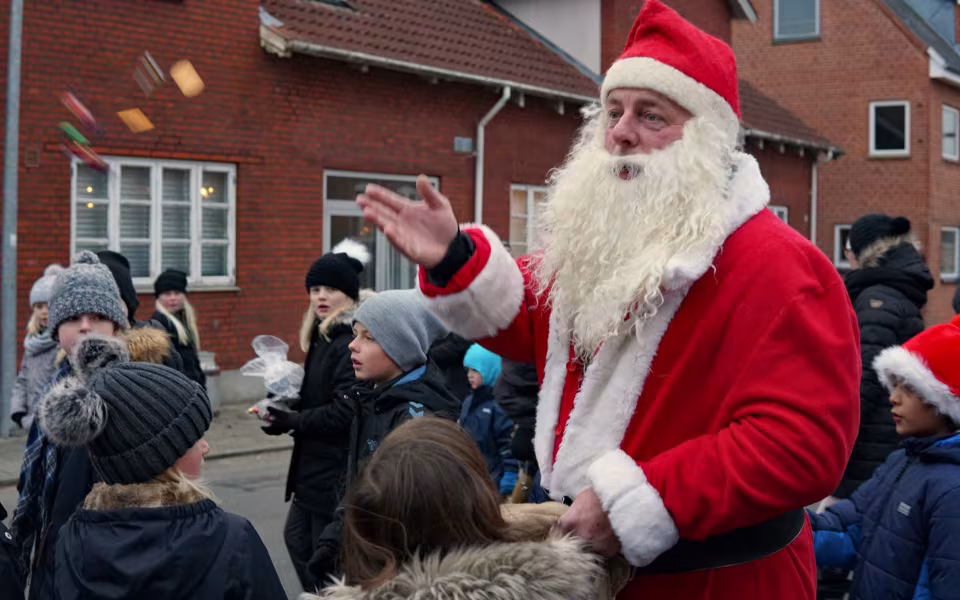 Juleoptoget i Ansager. En populær tradition, der bliver holdt i hævd af borgerforeningen.