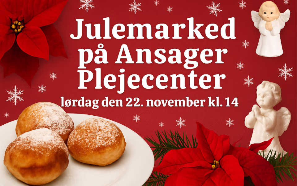 Julemarked og hygge på plejecenter
