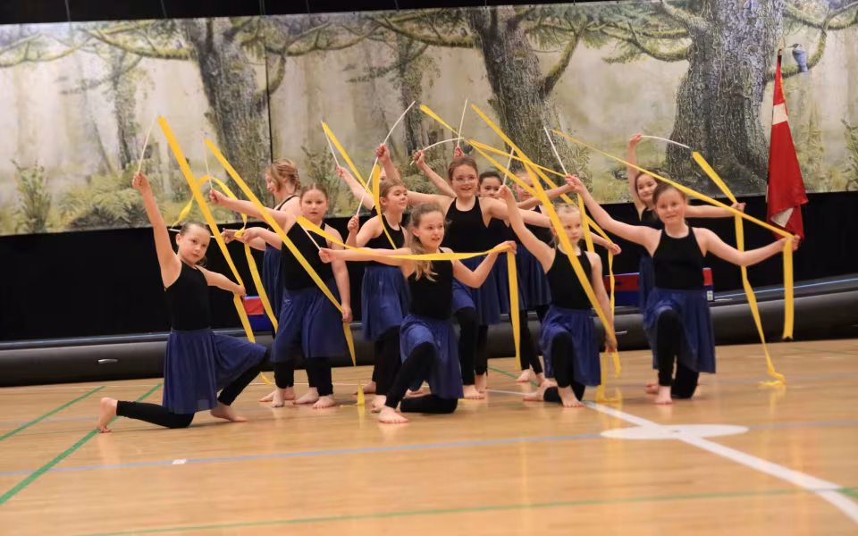 Forårsstemning i Outrup med GUB Gymnastik