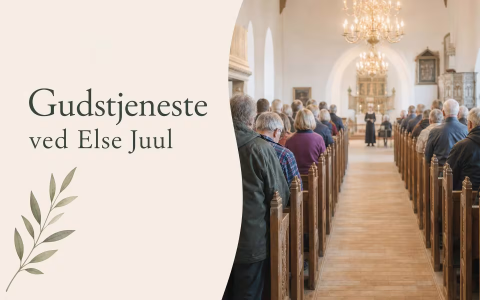 Gudstjeneste ved Else Juul