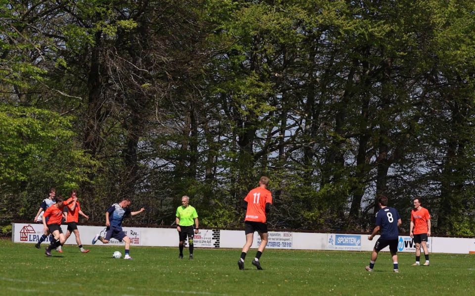 HTS fodbold serie 3 herre tabte 0 -1 til Alslev på Tistrup Stadion.