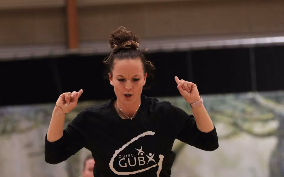 Forårsstemning i Outrup med GUB Gymnastik