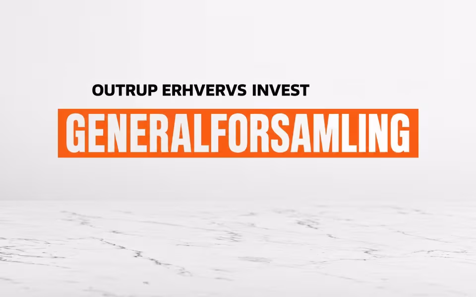 Generalforsamling Outrup Erhvervs Invest