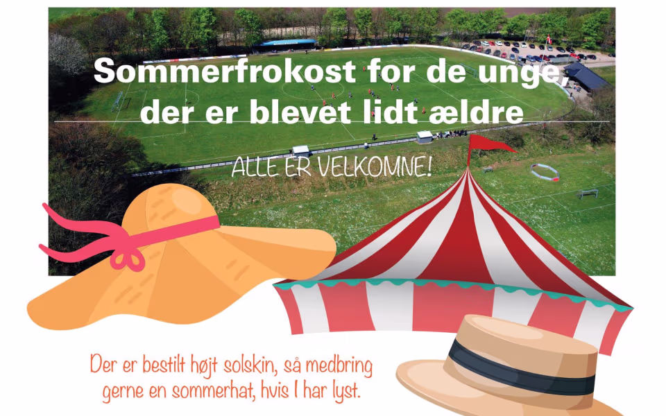 Sommerfrokost for de unge, der er blevet lidt ældre - Der er bestilt højt solskin