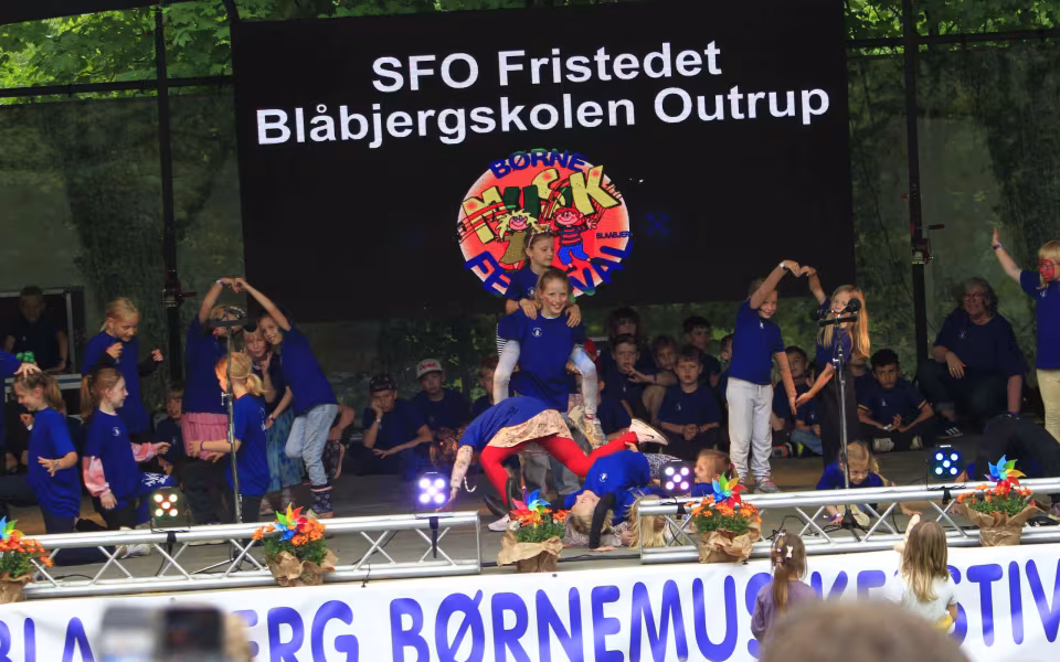 Børnemusik festival i Outrup strålende succes