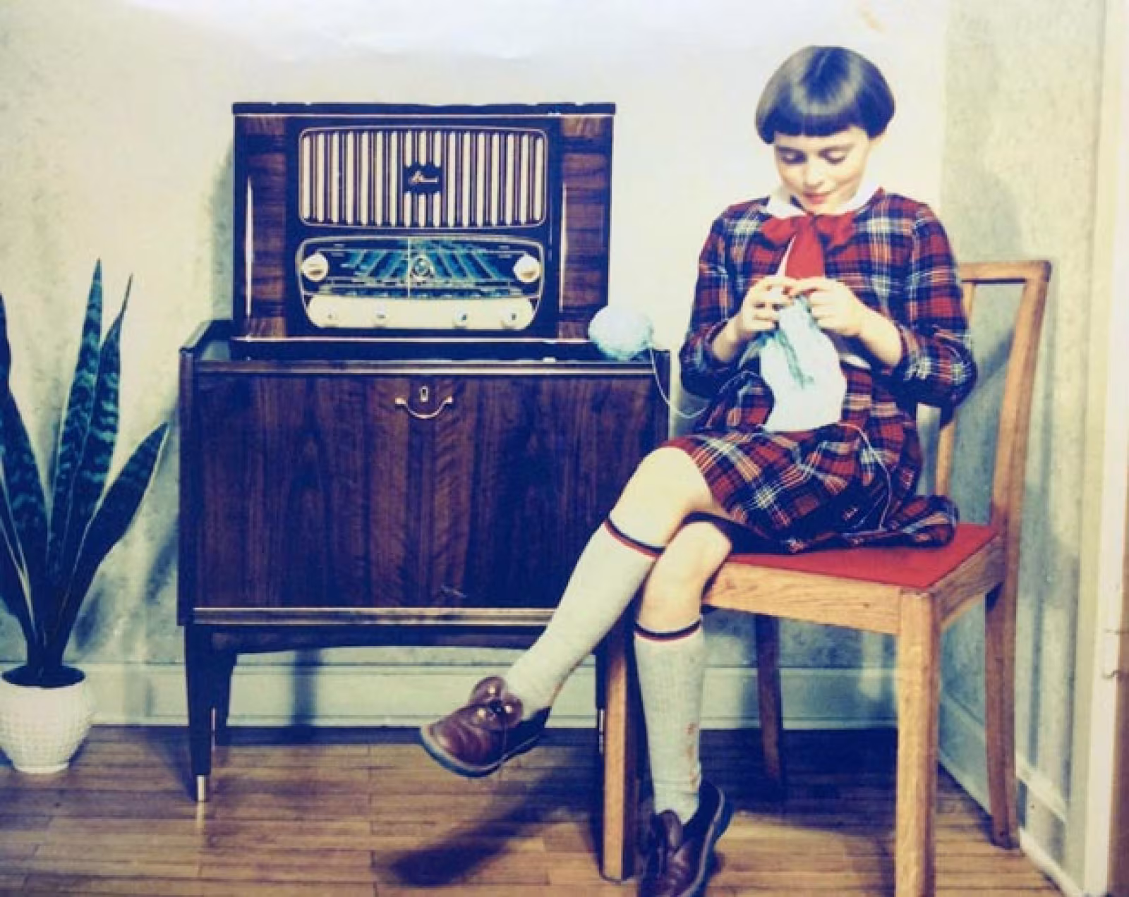 Antons radio- og tvbutik på Torvet i Ansager