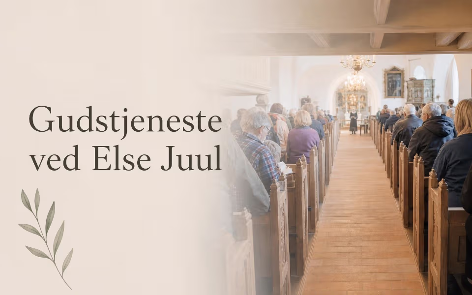 Gudstjeneste ved Else Juul