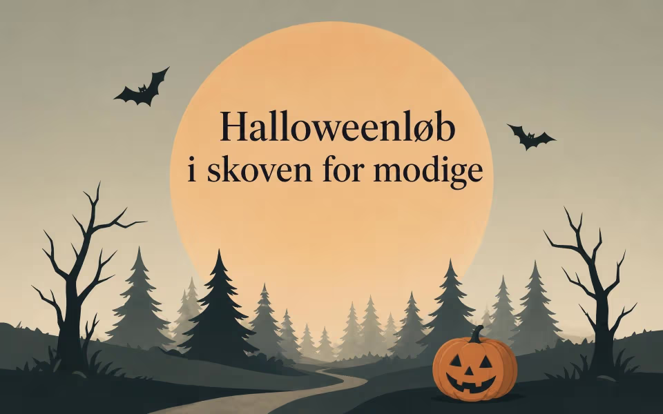 Halloweenløb i skoven for modige