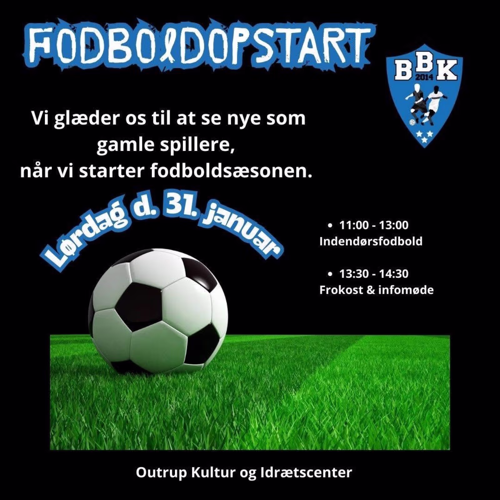 Fodboldopstart trods frost og vejr
