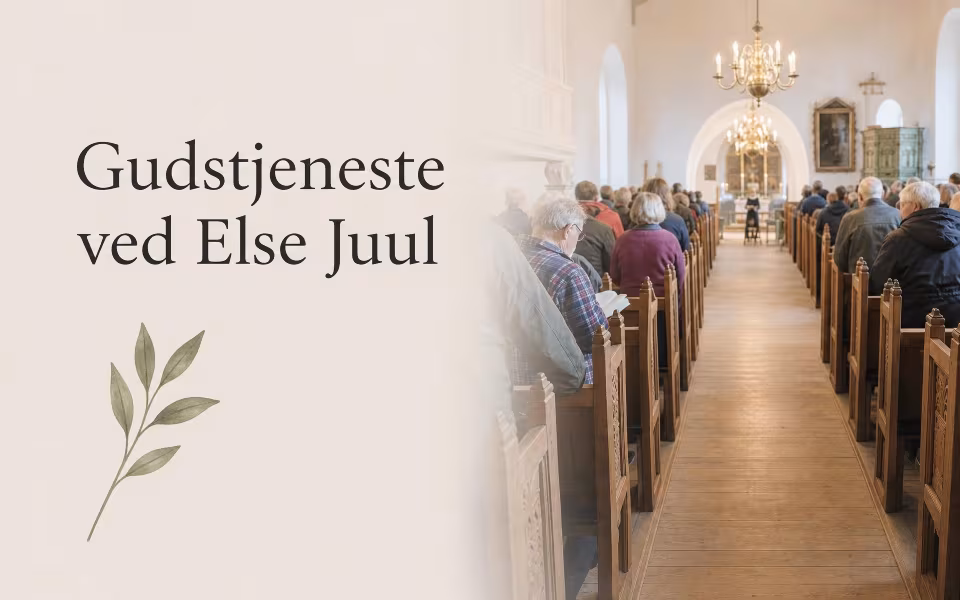 Gudstjeneste ved Else Juul