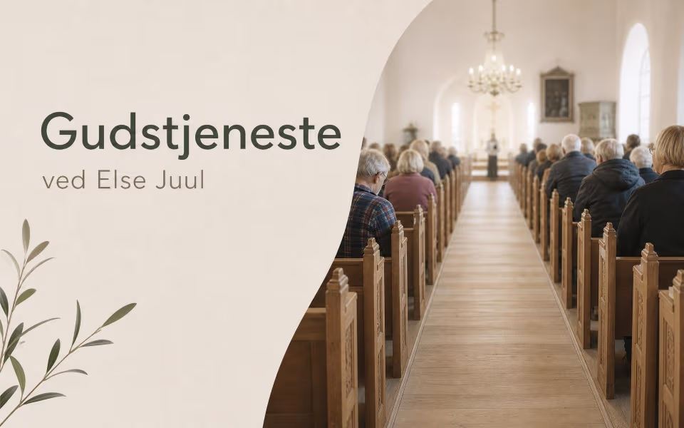 Gudstjeneste ved Else Juul