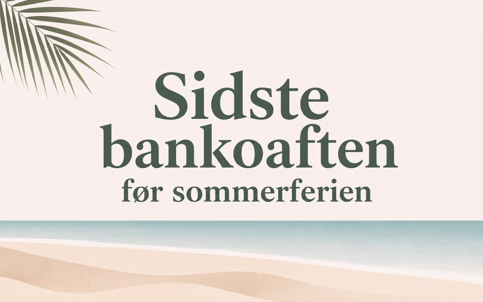 Sidste bankoaften før sommerferien