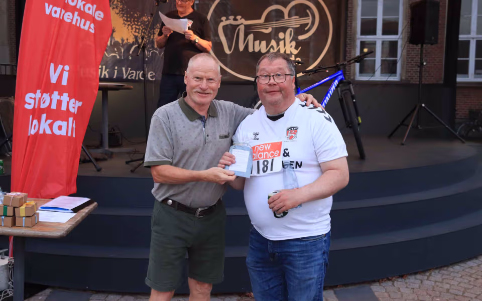 Sponsorløb skabte fest på torvet