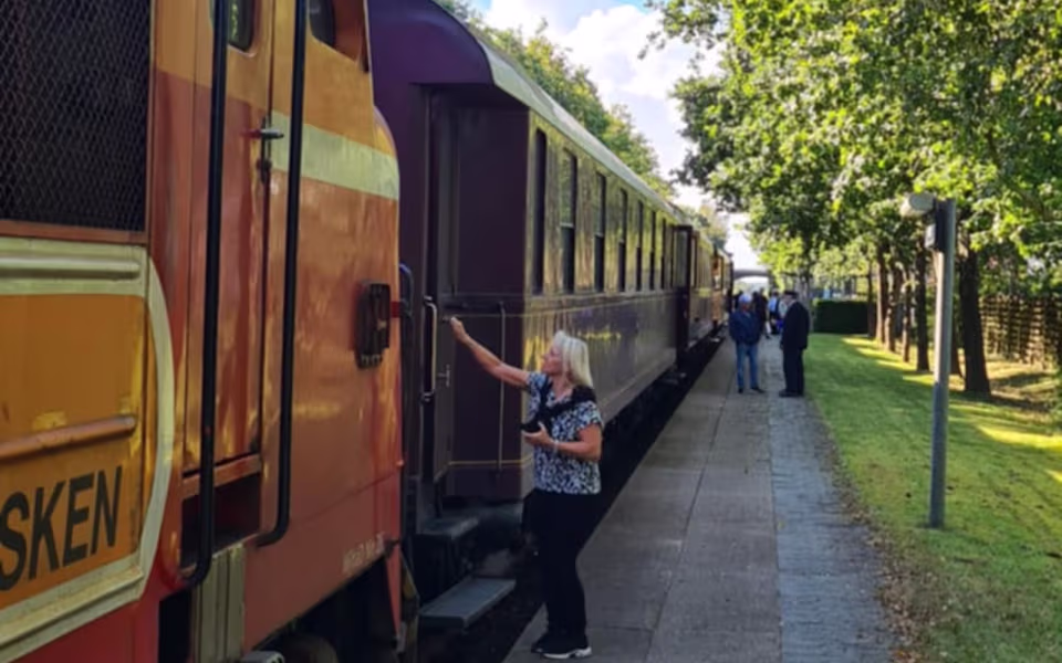 Festlig fejring på Gårde Station i anledning af DSB’s 150-års jubilæum