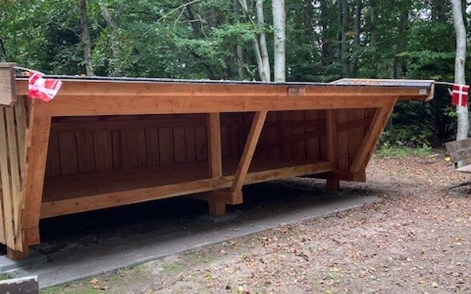 Fra en drøm til en realitet har vi nu fået indviet vores 2 Shelters