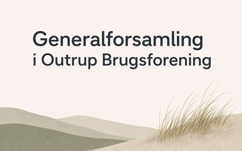 Generalforsamling i Outrup Brugsforening