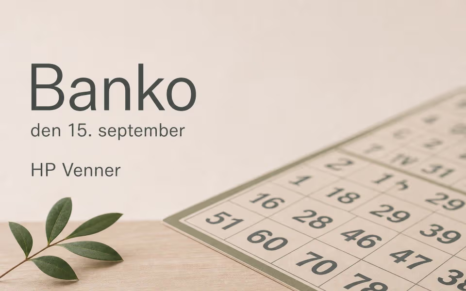 Banko den 15. september - HP Venner