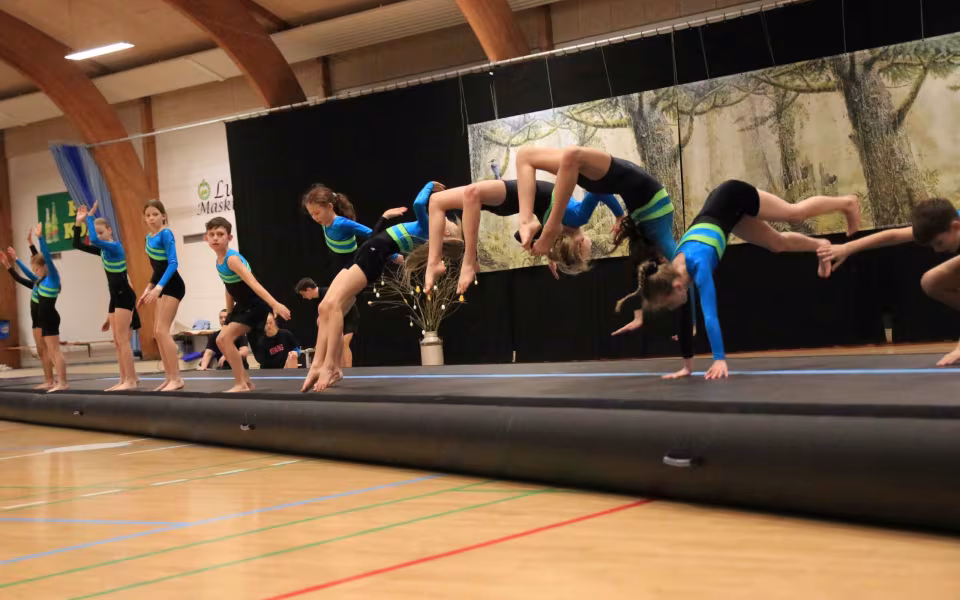 Forårsstemning i Outrup med GUB Gymnastik