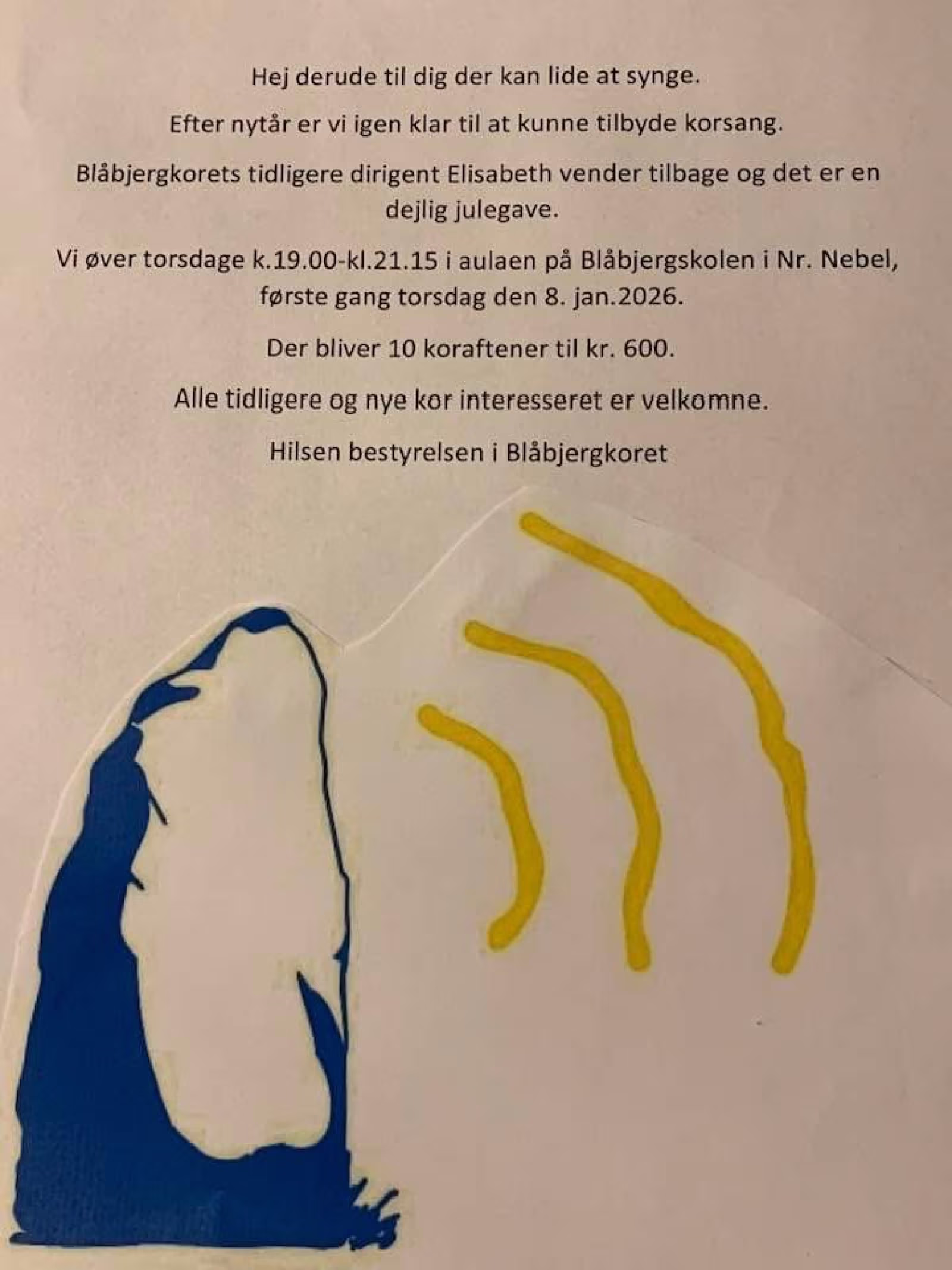 Korsang starter igen i januar