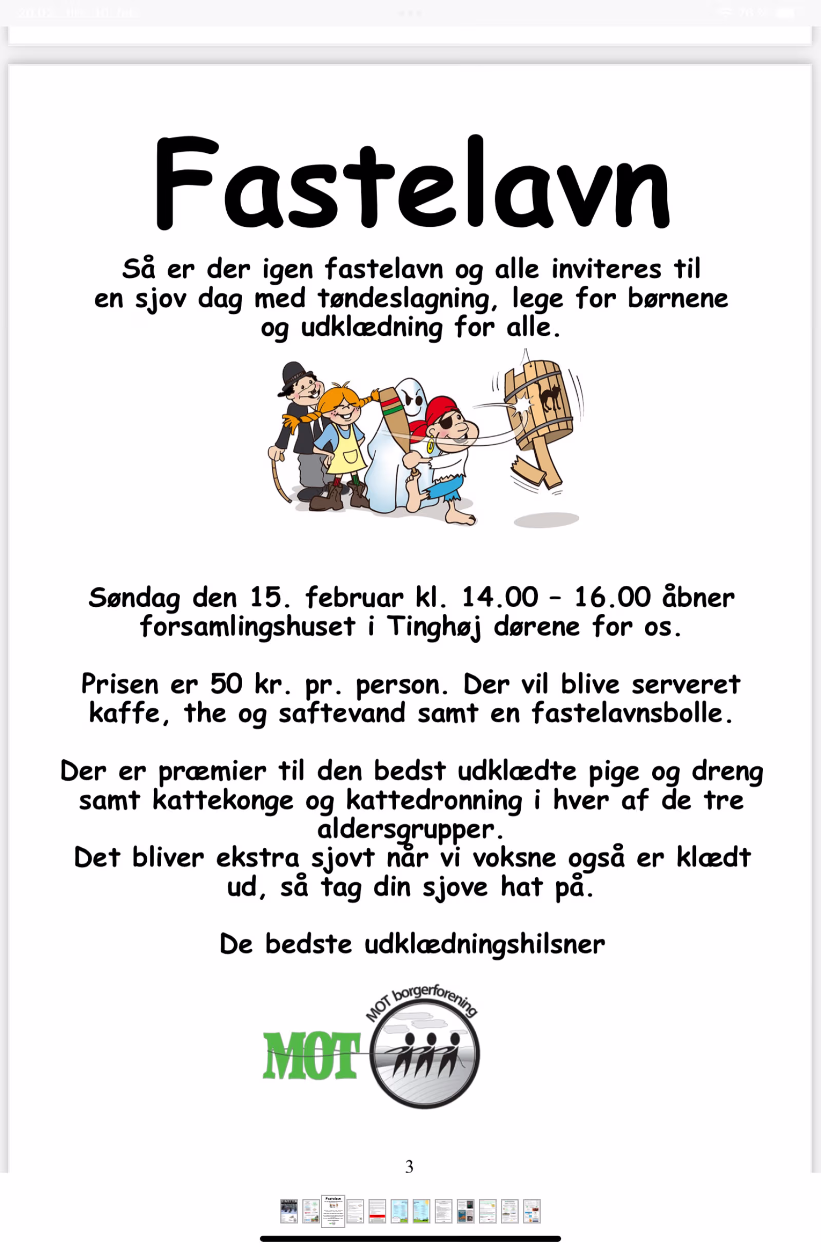 Fastelavn og tøndeslagning for alle