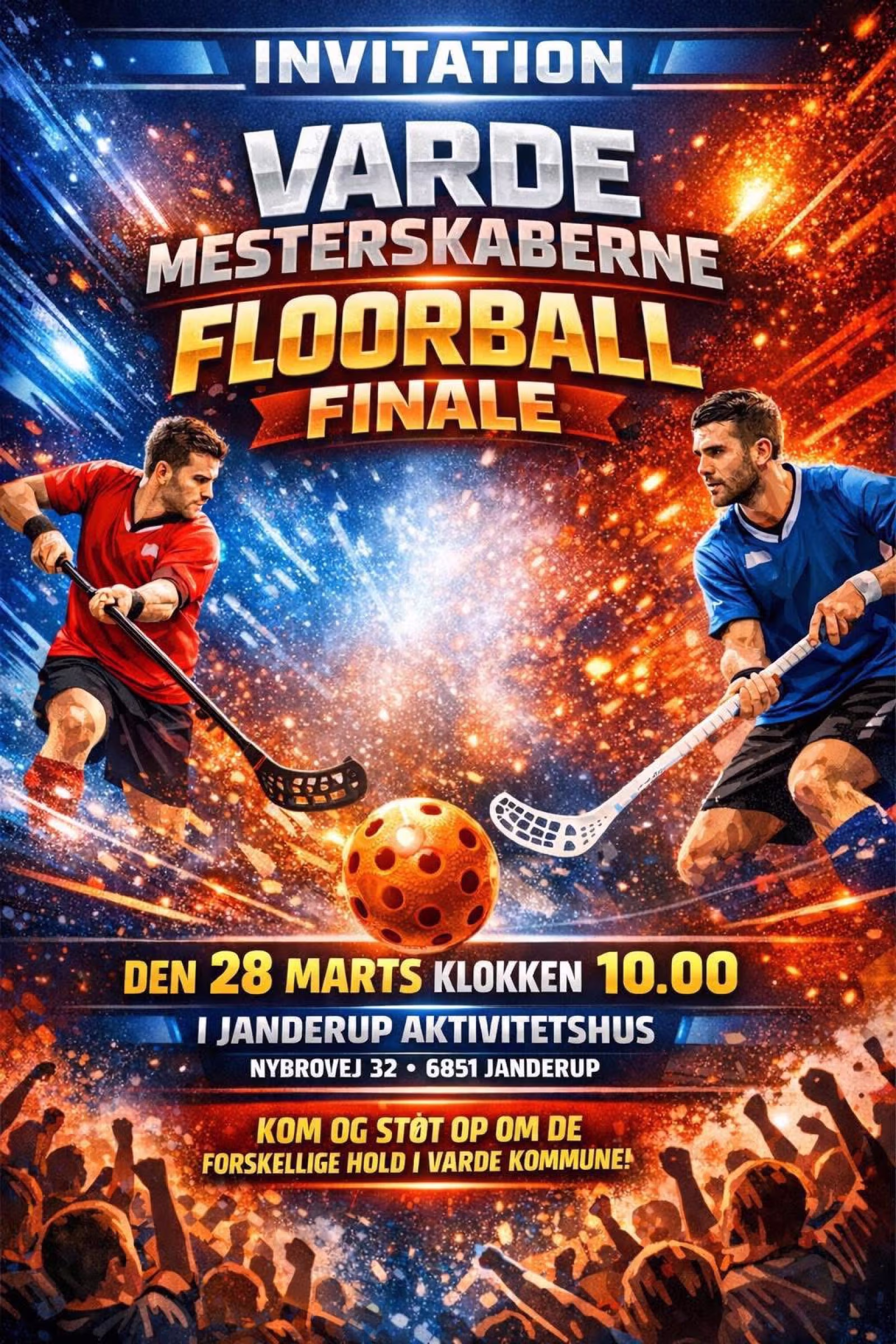 Invitation til Varde mesterskab i Floorball