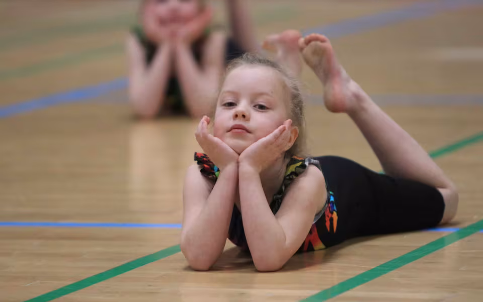 Forårsstemning i Outrup med GUB Gymnastik
