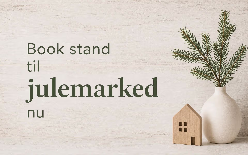 Book stand til julemarked nu