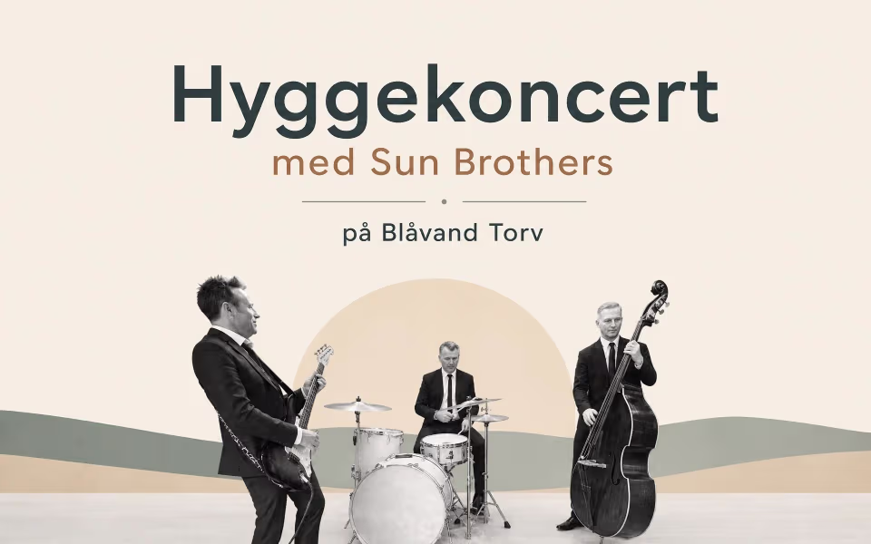 Hyggekoncert med Sun Brothers på Blåvand Torv