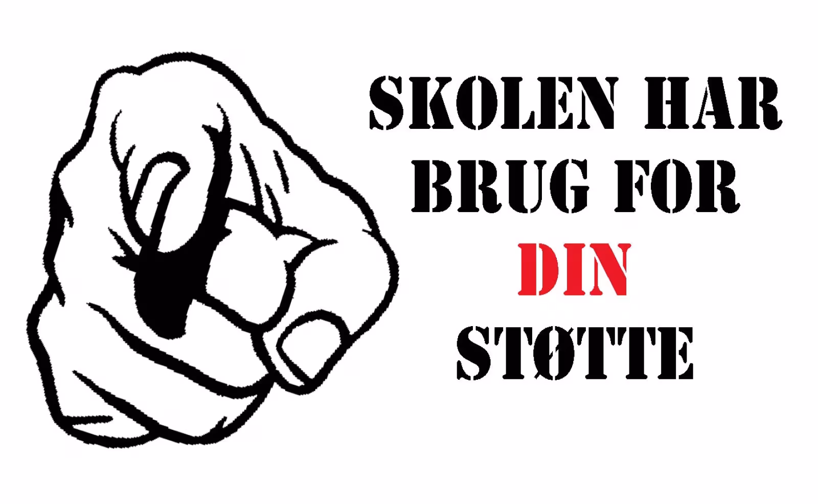 Vores skole er truet og har brug for hjælp