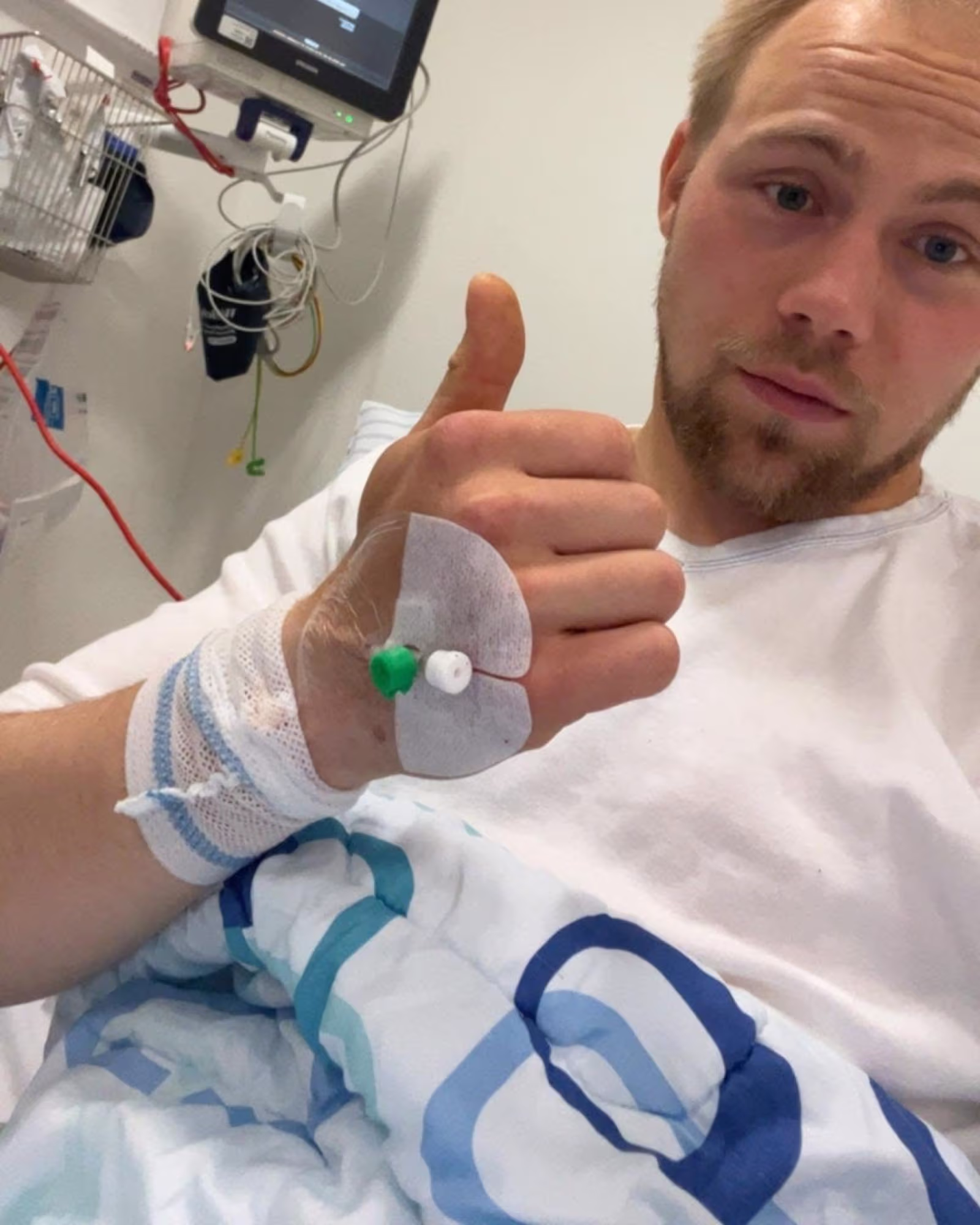 Styrt i Fjelsted: Tim og Benjamin til tjek