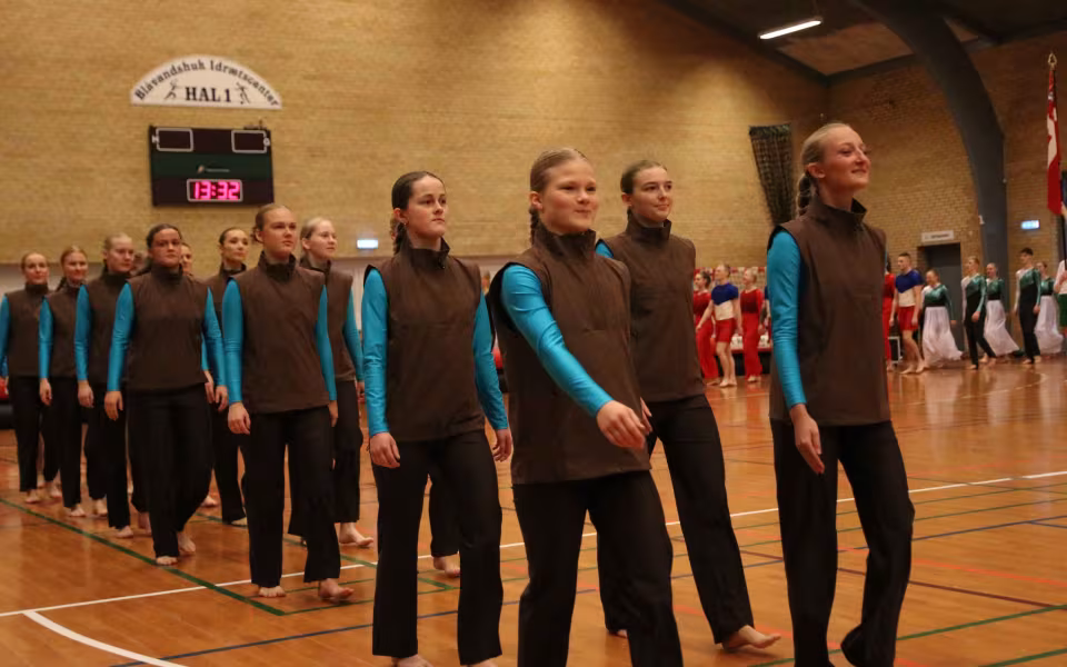 Seniorer fejrer gymnastik og fællesskab