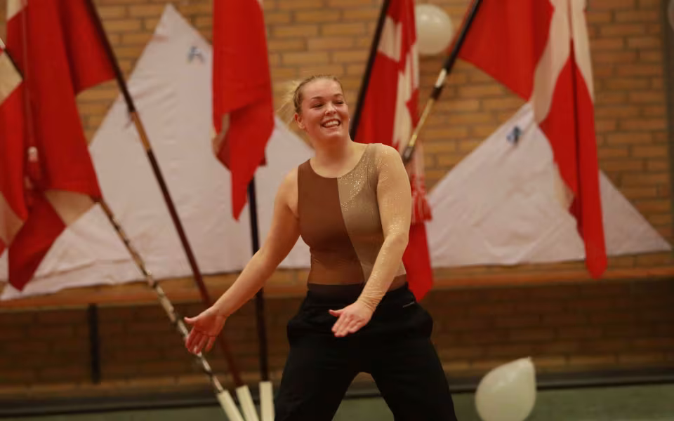 Seniorer fejrer gymnastik og fællesskab
