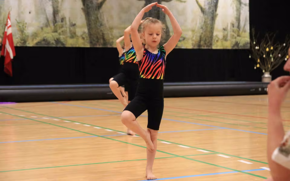 Forårsstemning i Outrup med GUB Gymnastik
