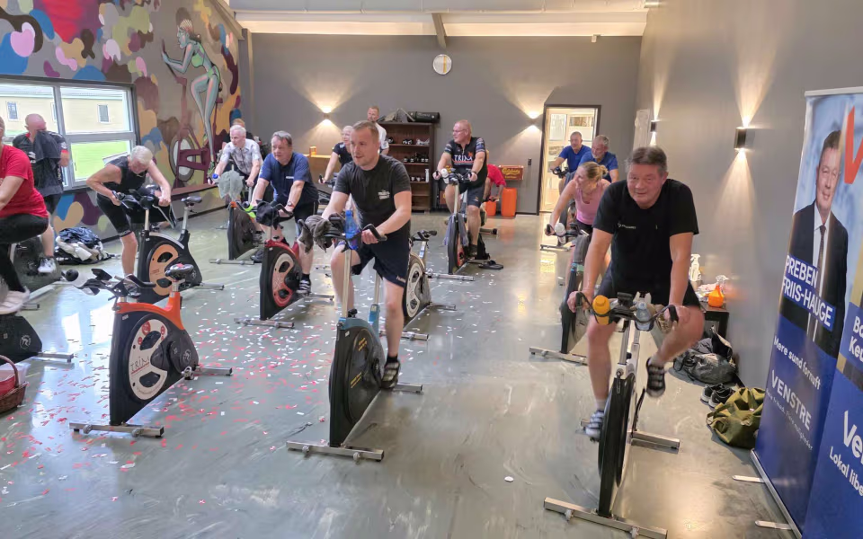 Politisk pedaltræf, hvor motion og demokrati gik hånd i hånd i TRIM.