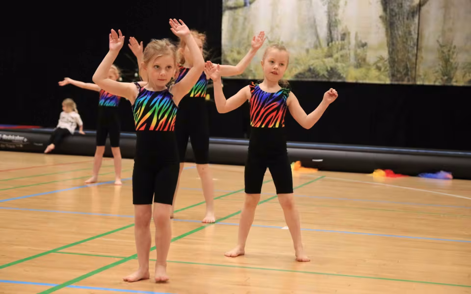 Forårsstemning i Outrup med GUB Gymnastik