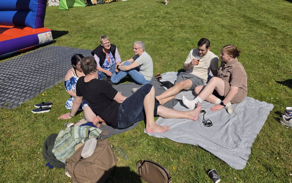 Ved Landsbyfesten i Gårde, var der også i år en god stemning og sommervejret viste sig også fra sin bedste side.