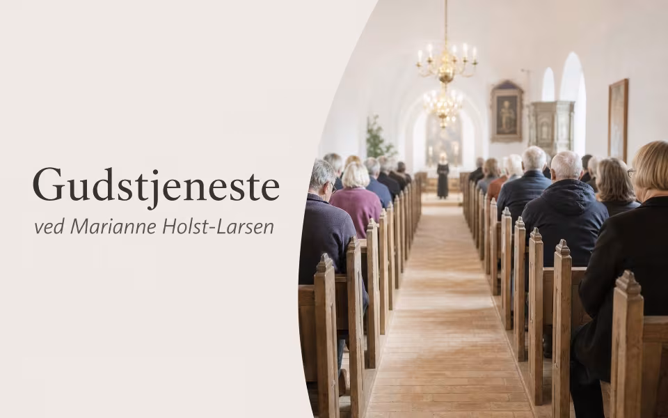 Gudstjeneste ved Marianne Holst-Larsen