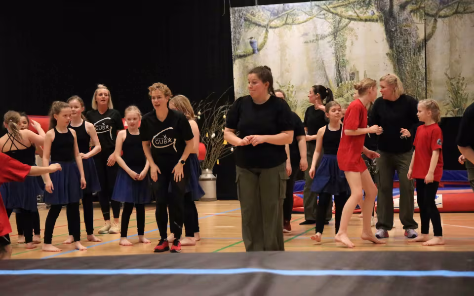 Forårsstemning i Outrup med GUB Gymnastik