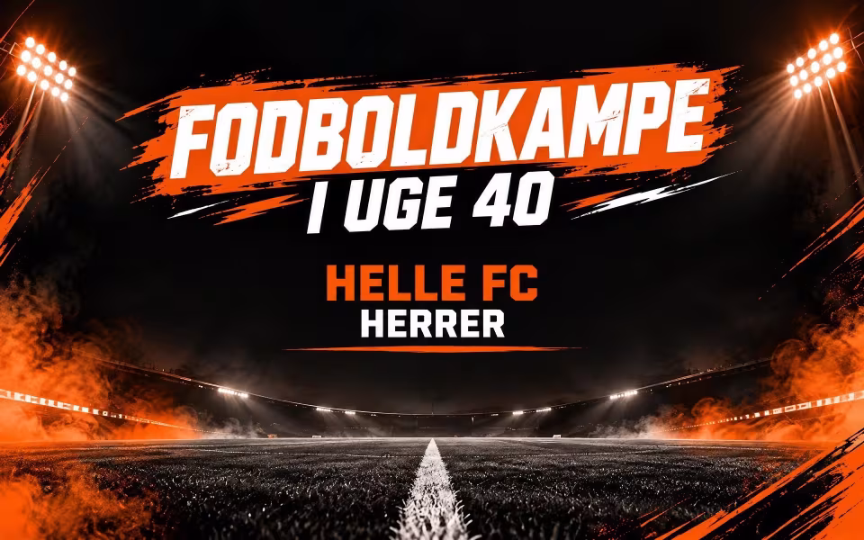 Fodboldkampe i uge 40 Helle FC Herrer
