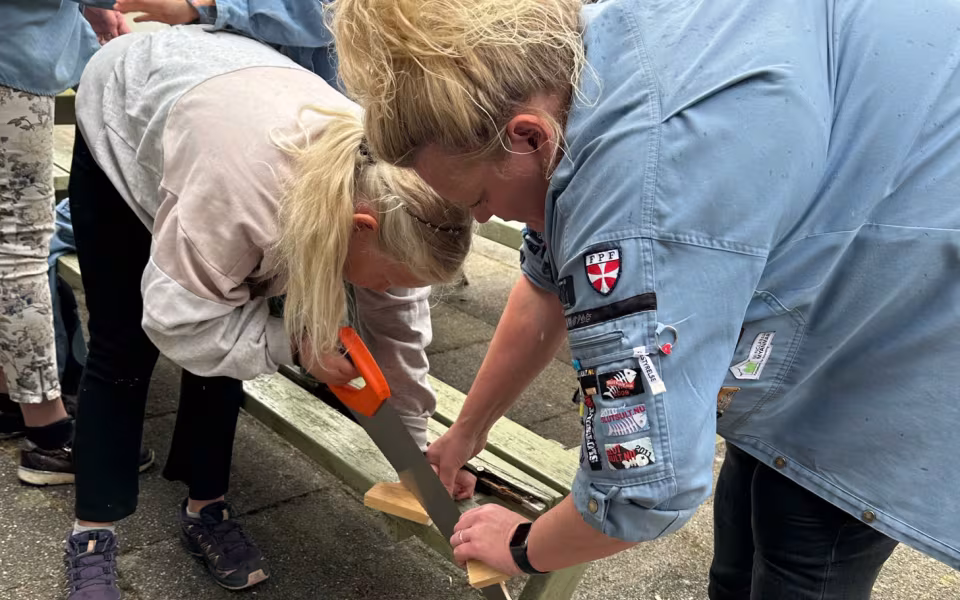 Ansager FDF på sommerlejr