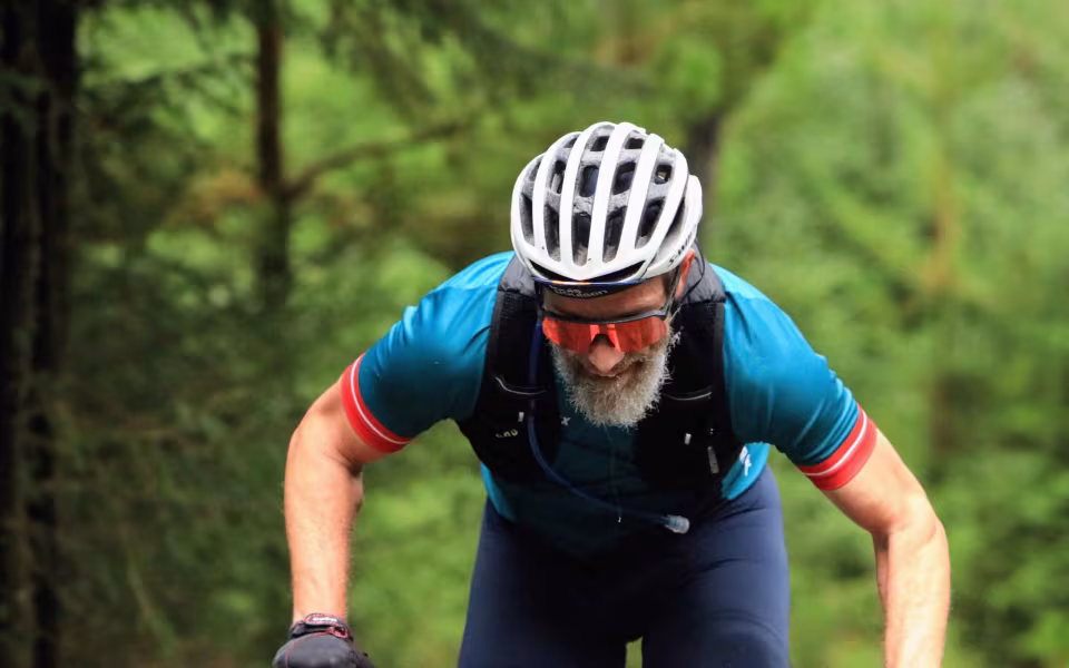 Mountainbike ryttere imponerede trods vådt vejr