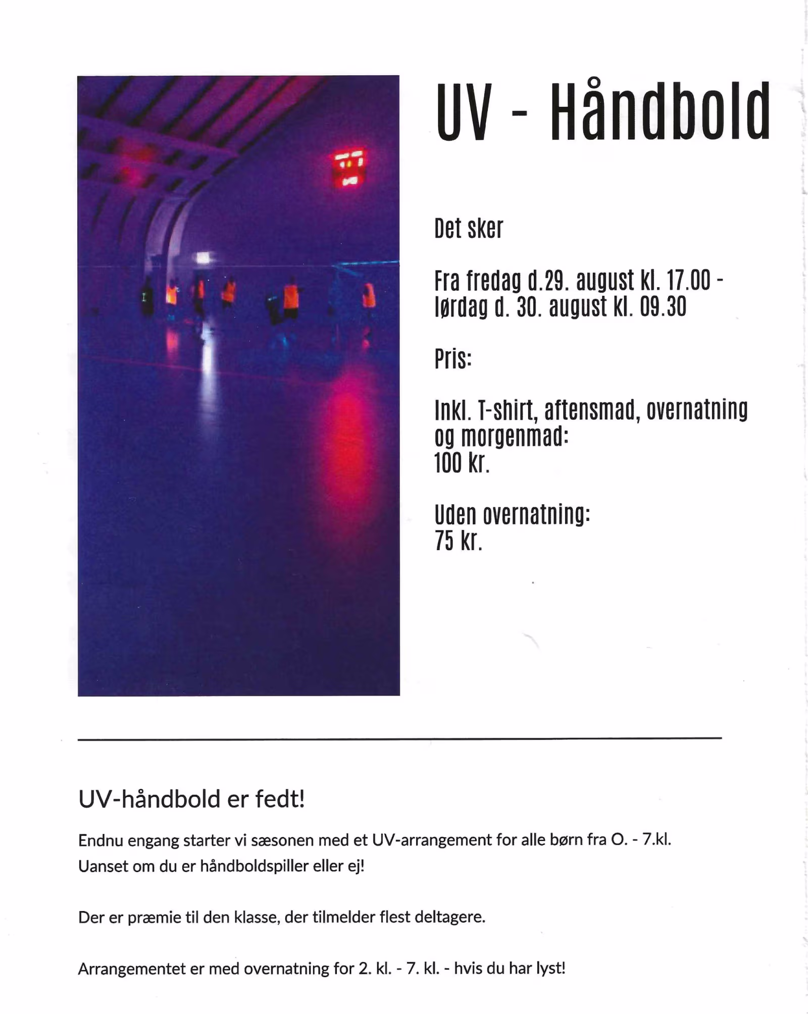 UV - Håndbold i Hodde Tistrup Hallen