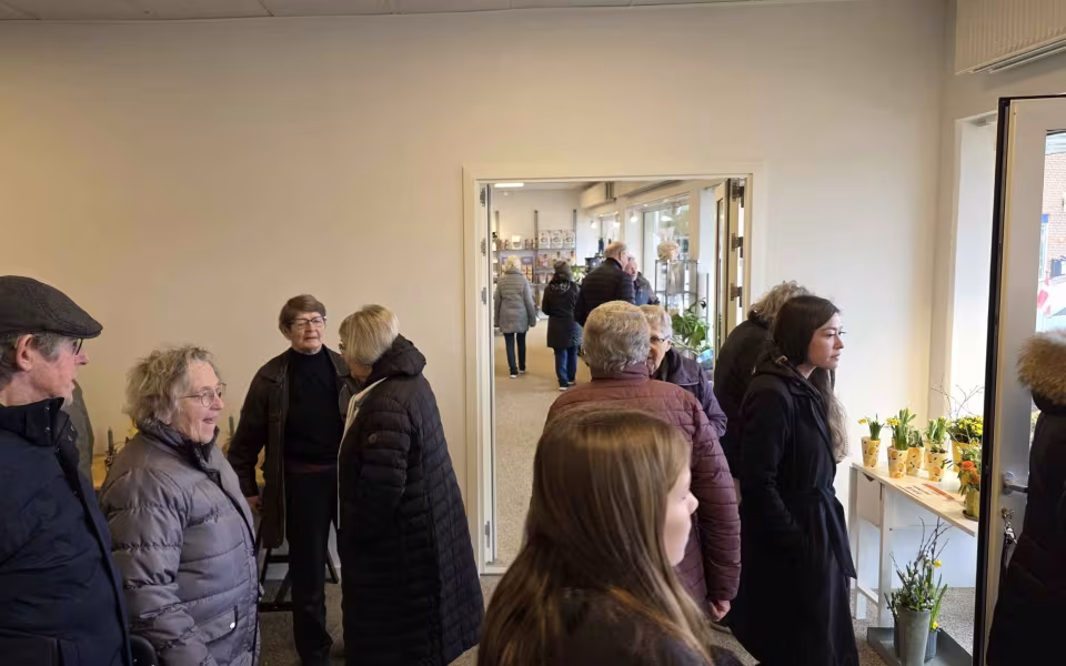 Stor opbakning til åbningsfest i Ølgod midtby