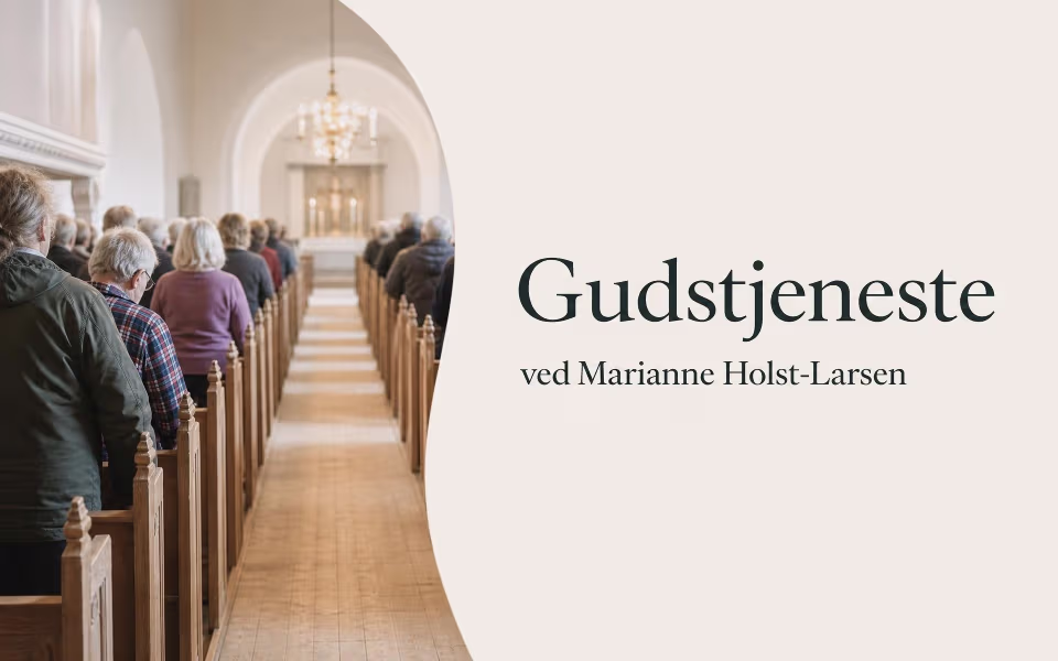 Gudstjeneste ved Marianne Holst-Larsen